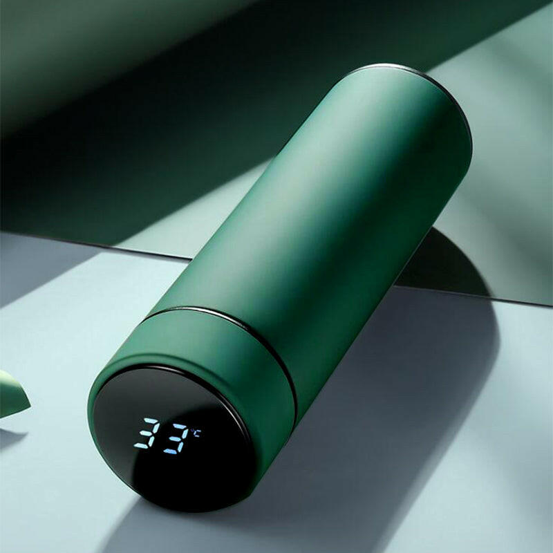 Digital Thermal Water Bottle 500mL | Leakproof Stainless Steel Vacuum Flask for Coffee, Milk & More!.