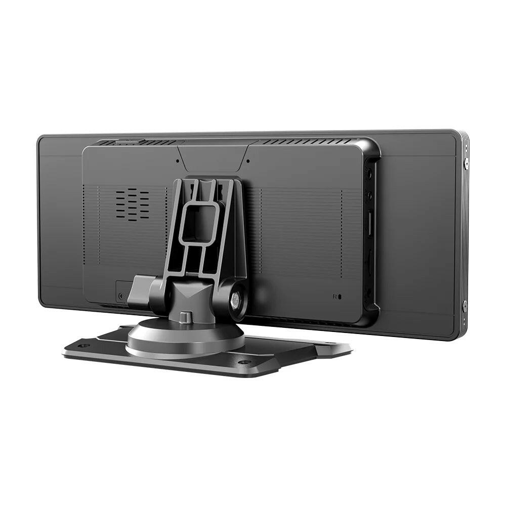 10.26-Inch Portable MP5 Multimedia Video Player with Android Auto, Wireless CarPlay, HD Rearview Camera, and Car Radio Functionality.