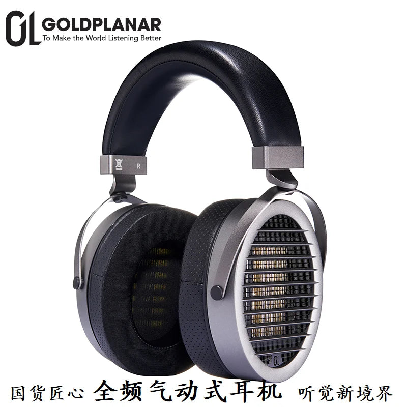 GOLDPLANAR GL850 High-Fidelity Head-Mounted Full-Frequency Pneumatic Flat-Panel Headset