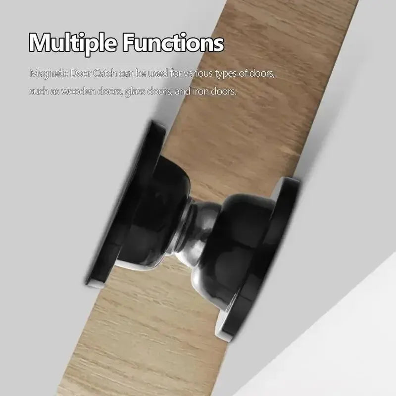 Premium Silicone Magnetic Door Stopper with Silent Operation and Anti-Collision Design for Home and Hospitality Use.