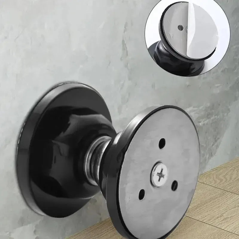 Premium Silicone Magnetic Door Stopper with Silent Operation and Anti-Collision Design for Home and Hospitality Use.