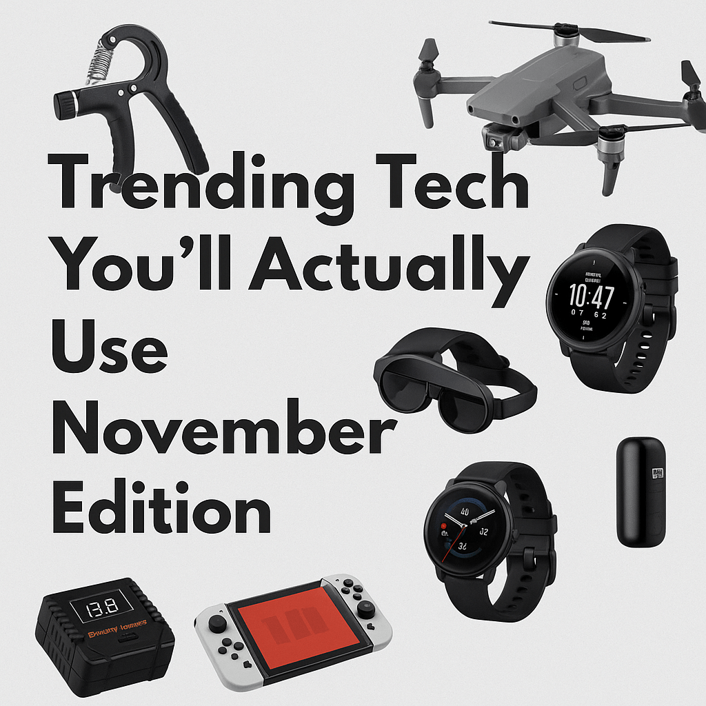 Trending Tech You'll Actually Use. Trending Tech Gadgets. Tech-Essentials. Drone smartwatches Nintendo Switch 2.