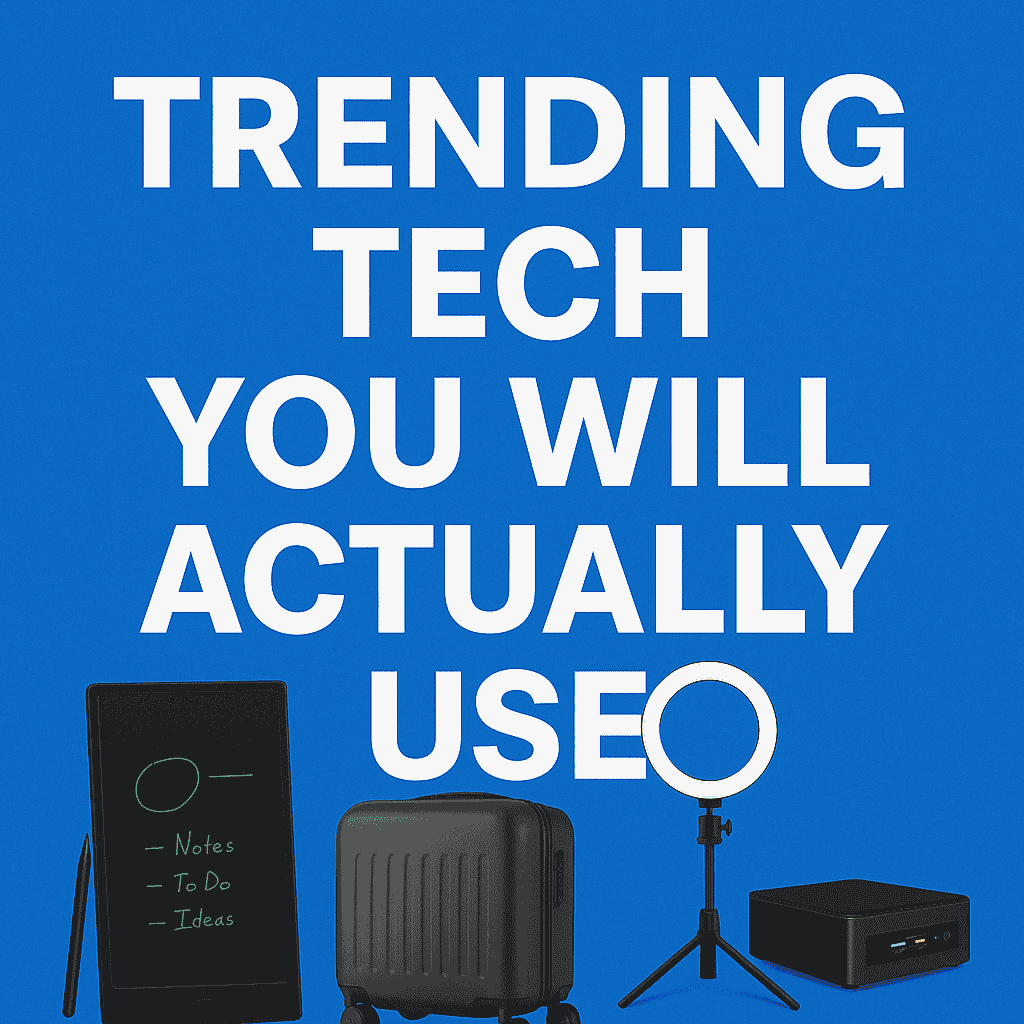 Trending Tech You'll Actually Use: September Edition 2025