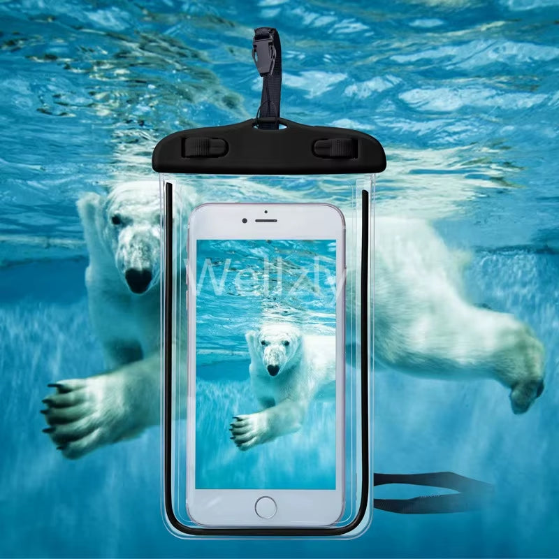 Universal Waterproof Phone Case for iPhone 12 Pro, XS Max, XR, and X - Submersible Protection Pouch