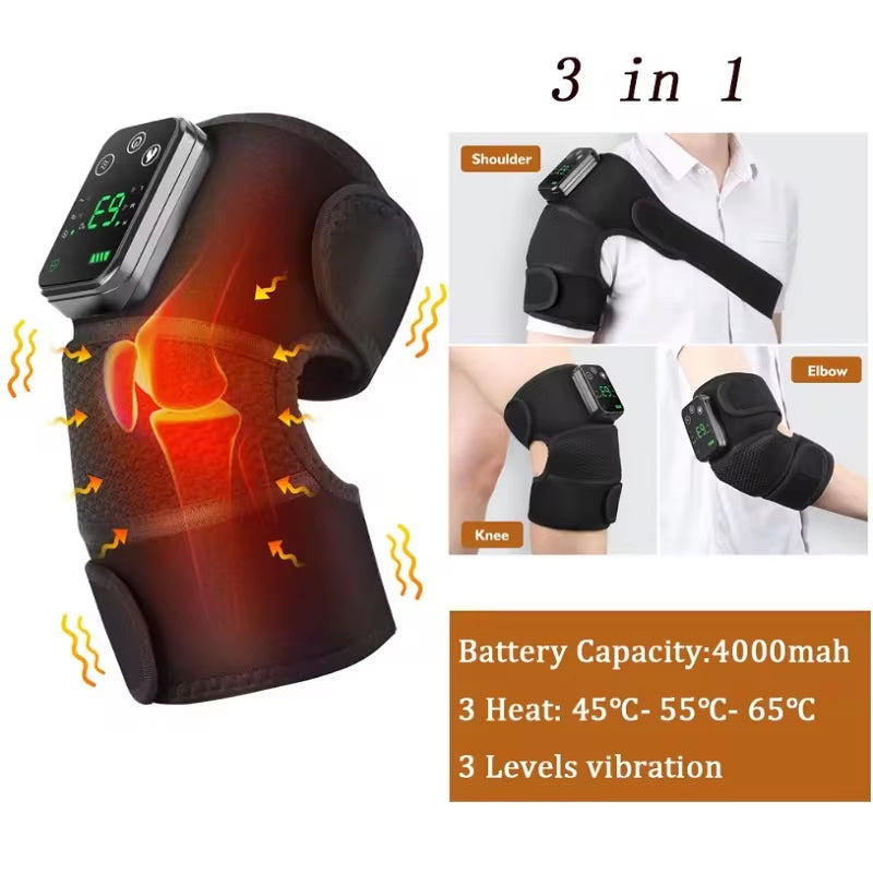 Revolutionary Electric Shoulder Massager with Heating and Vibration for Ultimate Relaxation and Comfort.