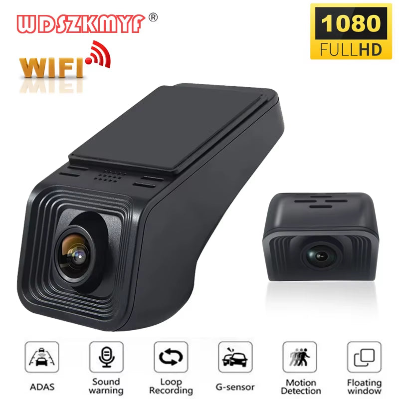 Dash Cam for Cars WIFI Car DVR 1080P Video Recorder ADAS for Android Multimedia Version Car Camera Black Box USB Car Accessories