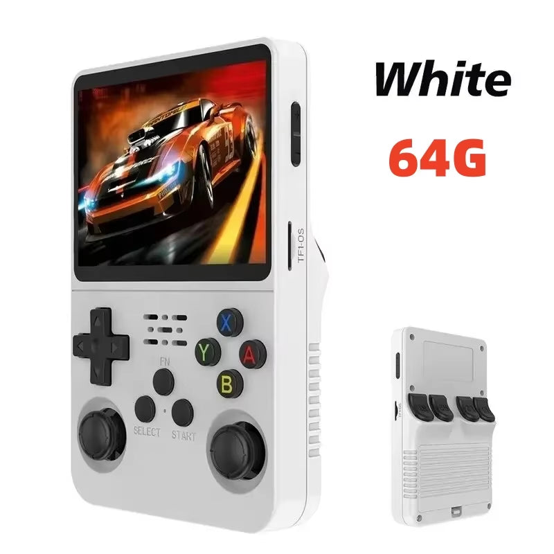 ARKOS  Retro Handheld Video Game Console Linux System 3.5 Inch IPS Screen R35S Pro Portable Pocket Video Player 64GB Games.