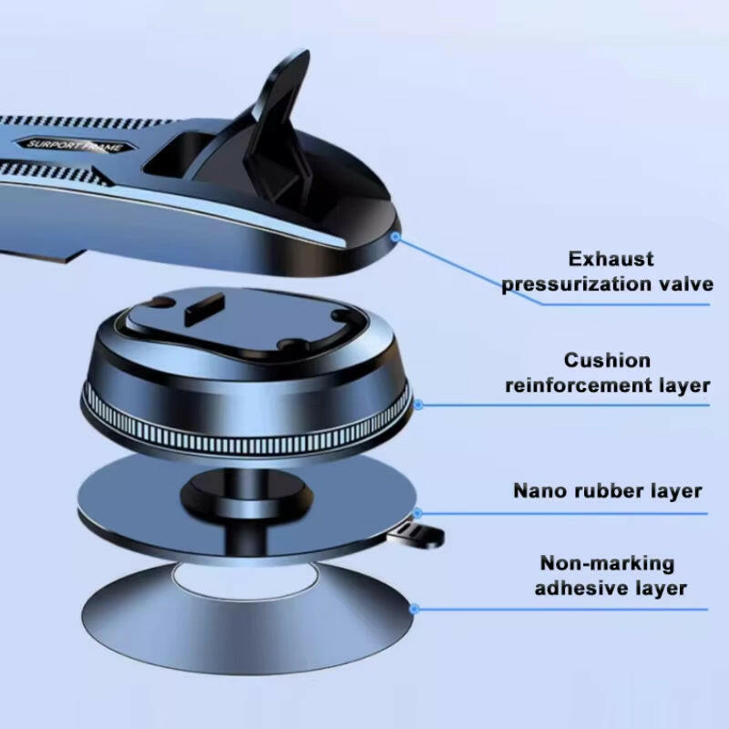 Car Dashboard Phone Bracket Universal Auto Cellphone Stand for GPS Navigation Universal Desk Windshield Hanging Holder.