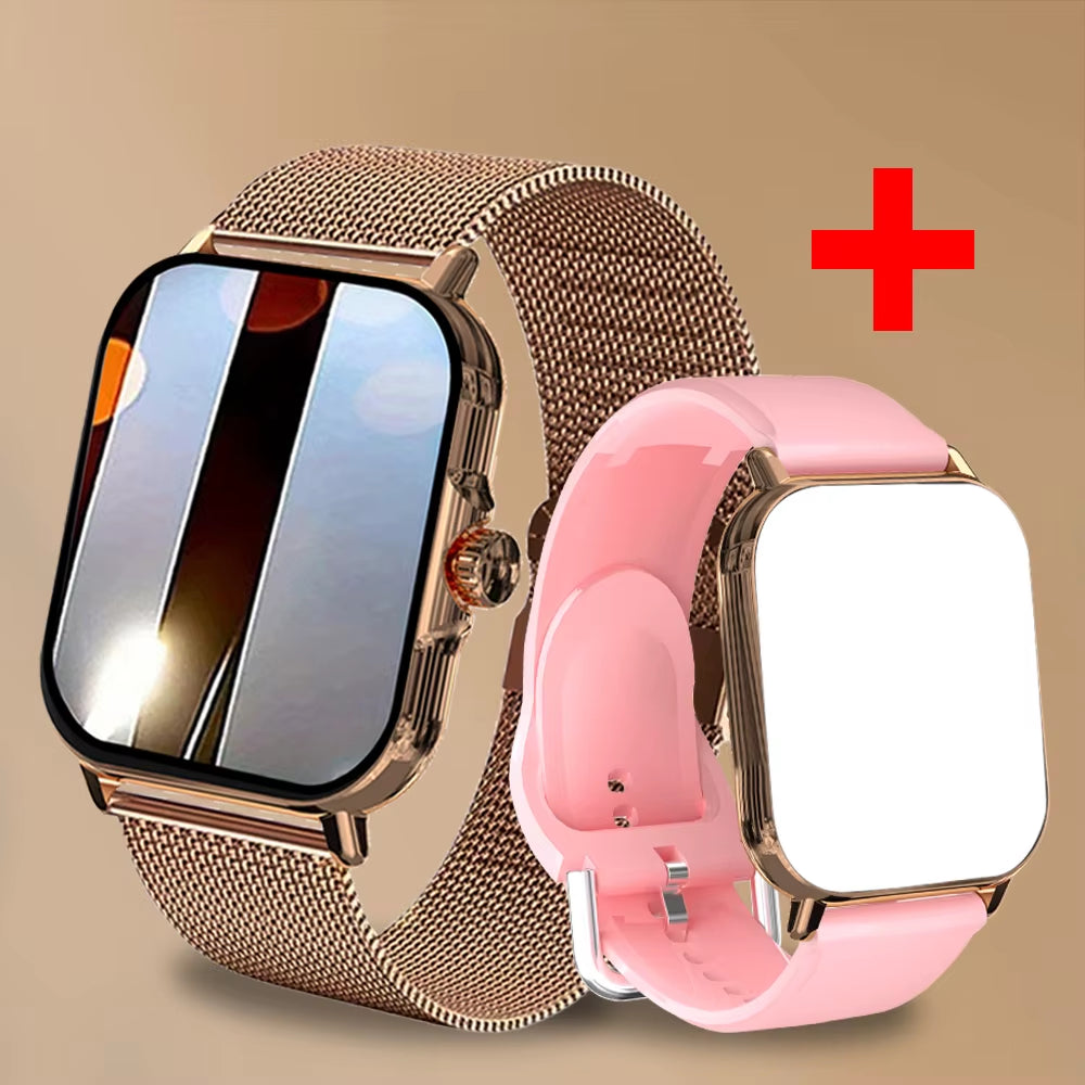 2024 Smartwatch for Men and Women - Full Touch Screen Fitness Tracker with Bluetooth Calling Function