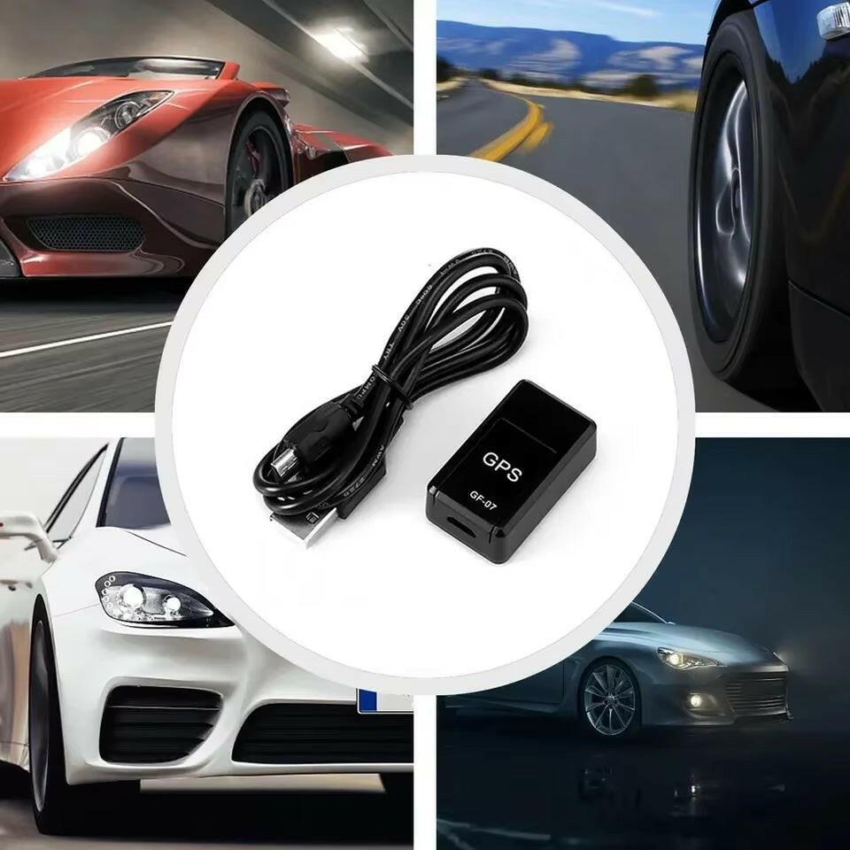 GPS Locator GF-07: Compact and Accurate Vehicle Tracking Device with Easy Installation and Remote Positioning.