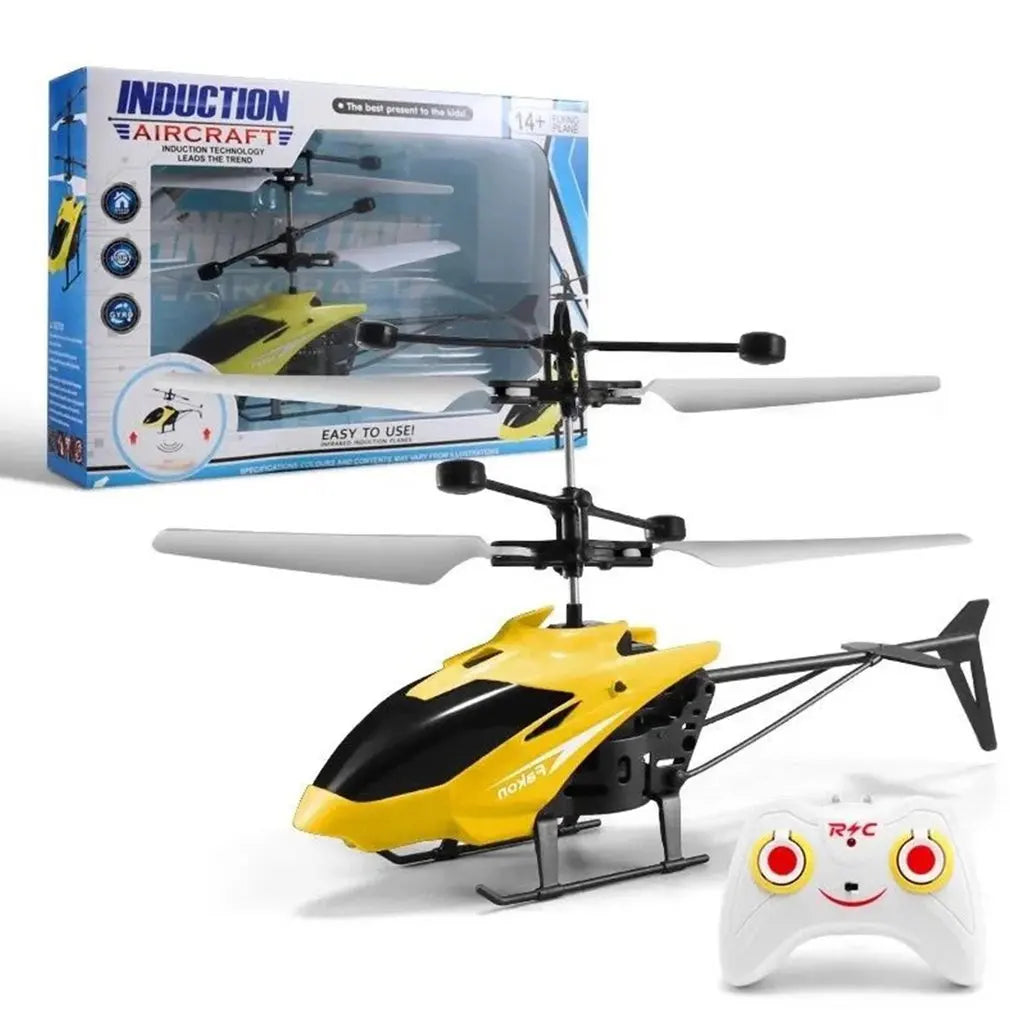 Exciting Mini Remote Control Helicopter Drone with Vibrant Flashing Lights for Kids.