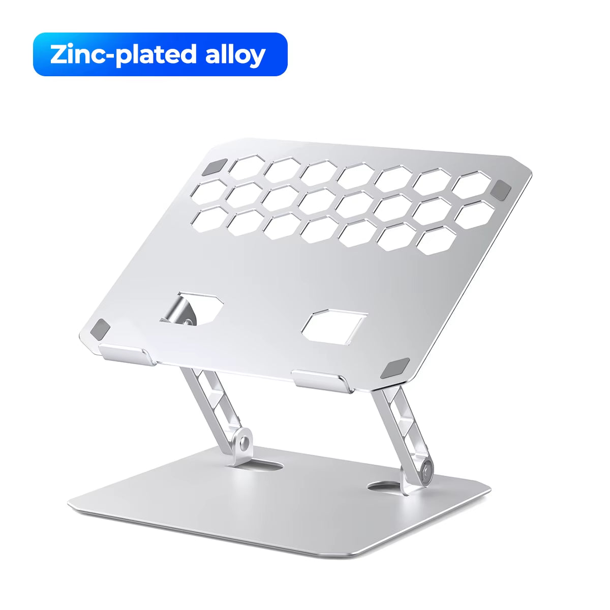 Laptop Stand Zinc Alloy for Gaming Laptop with Dual Support Arms Portable Folding with Honeycomb Design for ASUS HP Acer.