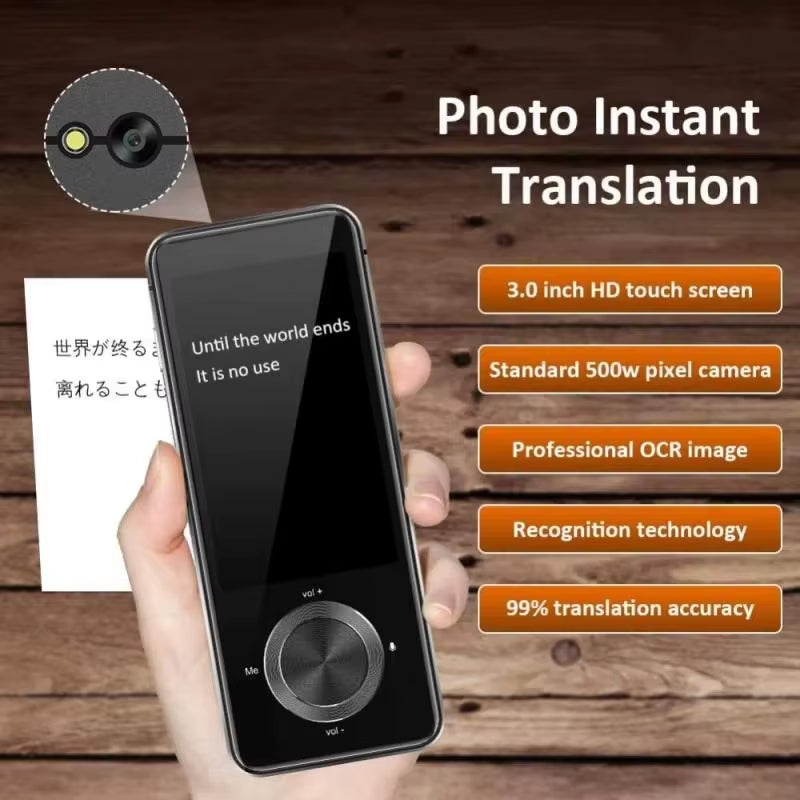 2025 New Upgrade M9 Instant Voice Translator Portable Language in Real-Time Smart Translator Supports 16 Offline Languages