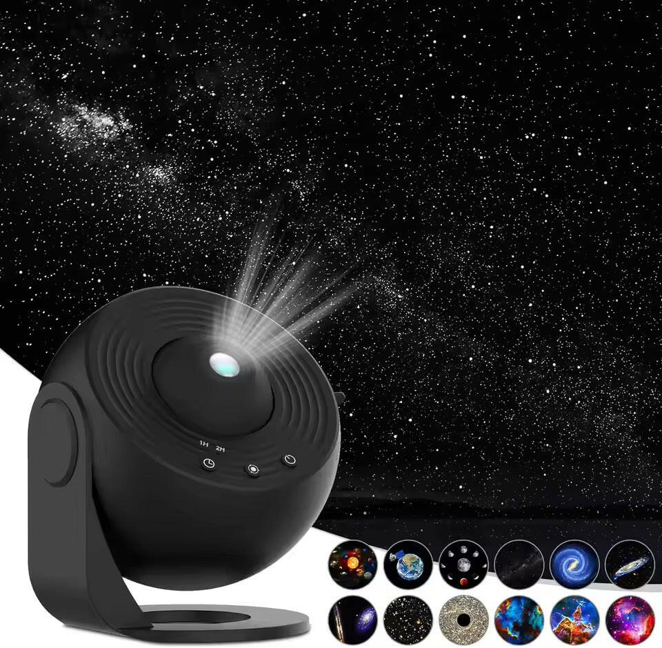 12 in 1 Star Projector Night Light 4K HD Planetarium Projector for Kids.