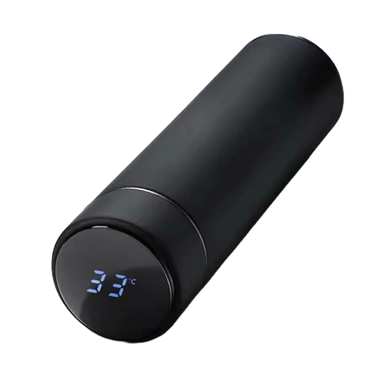 Digital Thermal Water Bottle 500mL | Leakproof Stainless Steel Vacuum Flask for Coffee, Milk & More!