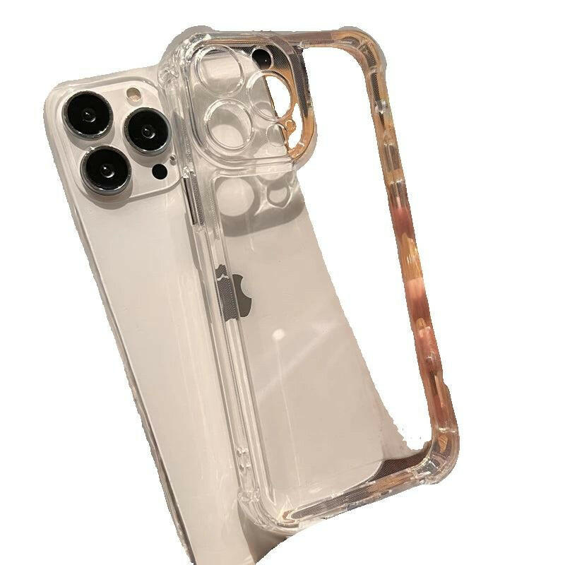 Luxury Shockproof Transparent Case for iPhone (Models: 15 14 13 12 11 Pro Max X Xs XR Max 7 8).