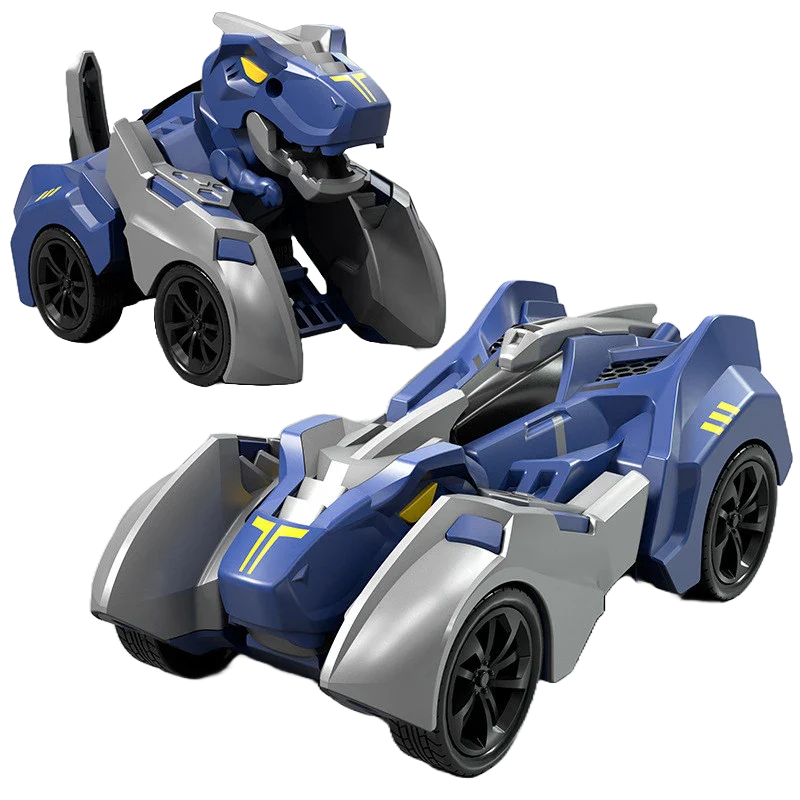 Transform Your Playtime with the 2-in-1 Transforming Dinosaur Car: A Dynamic Deformation Toy for Boys 14+
