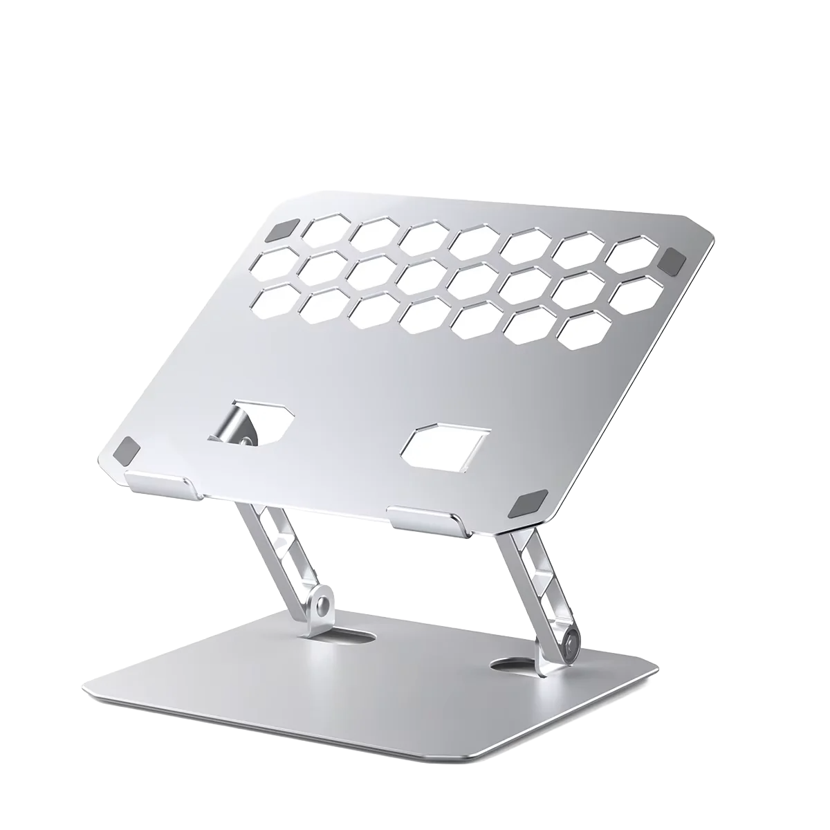 Laptop Stand Zinc Alloy for Gaming Laptop with Dual Support Arms Portable Folding with Honeycomb Design for ASUS HP Acer.