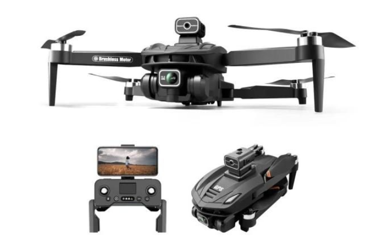 V168 Professional Drone with Triple Camera System, 8K Wide Angle, GPS Localization, and Four-Way Obstacle Avoidance Quadcopter.