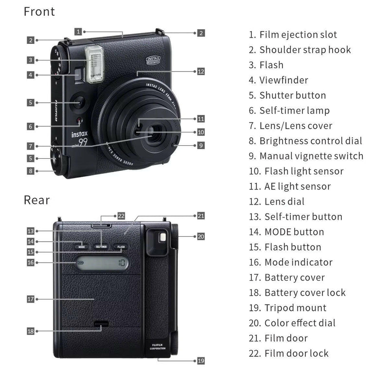Genuine Instax Mini 99 Instant Photo Camera with Film.