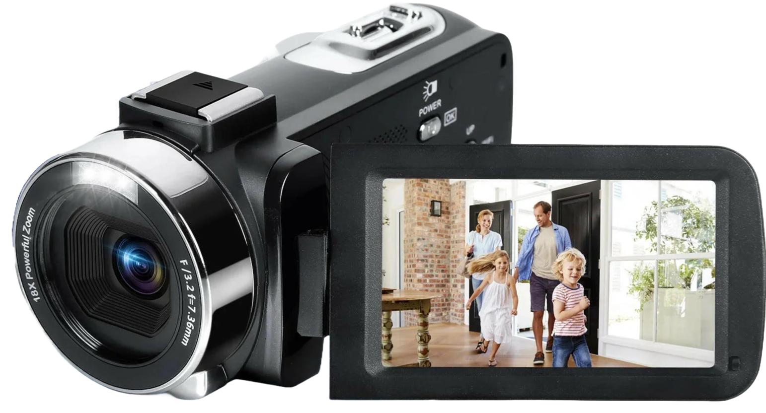 4K Video Camera 60Fps/48Mp UHD Video Recording Digital Camera Autofocus, 18X Digital Zoom Camera, 3 Inch Screen