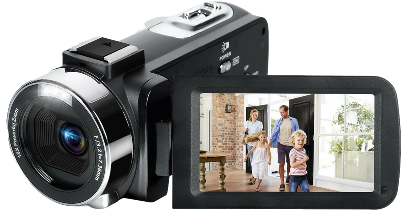 4K Video Camera 60Fps/48Mp UHD Video Recording Digital Camera Autofocus, 18X Digital Zoom Camera, 3 Inch Screen