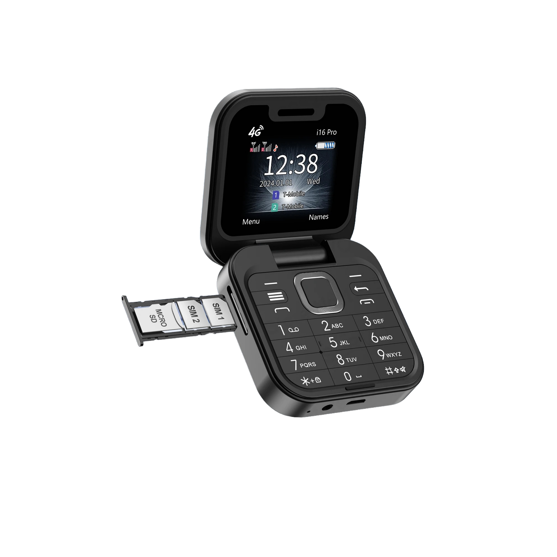 SERVO I16 Pro 4G LTE Mini Flip Phone