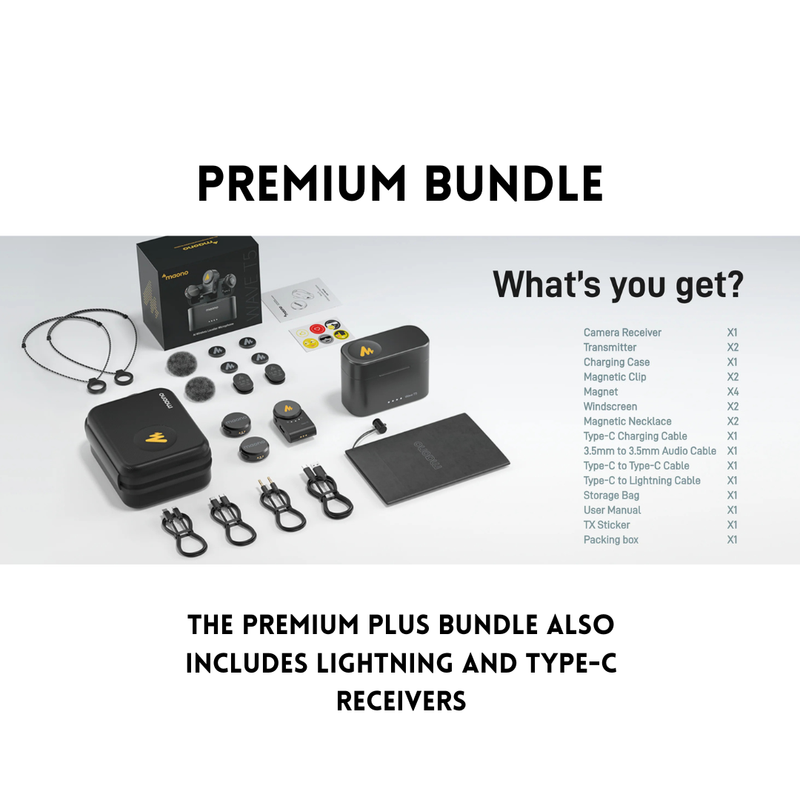 Maono Wave T5 Wireless Lapel Microphone