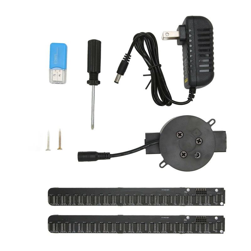 16.5-Inch 3D Hologram Fan Projector - 2000x224 Resolution with WiFi Connectivity and 224 LED Beads for Stunning Business Advertising.
