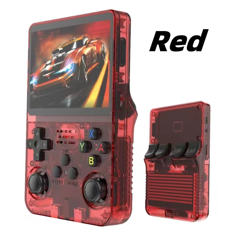 ARKOS  Retro Handheld Video Game Console Linux System 3.5 Inch IPS Screen R35S Pro Portable Pocket Video Player 64GB Games.