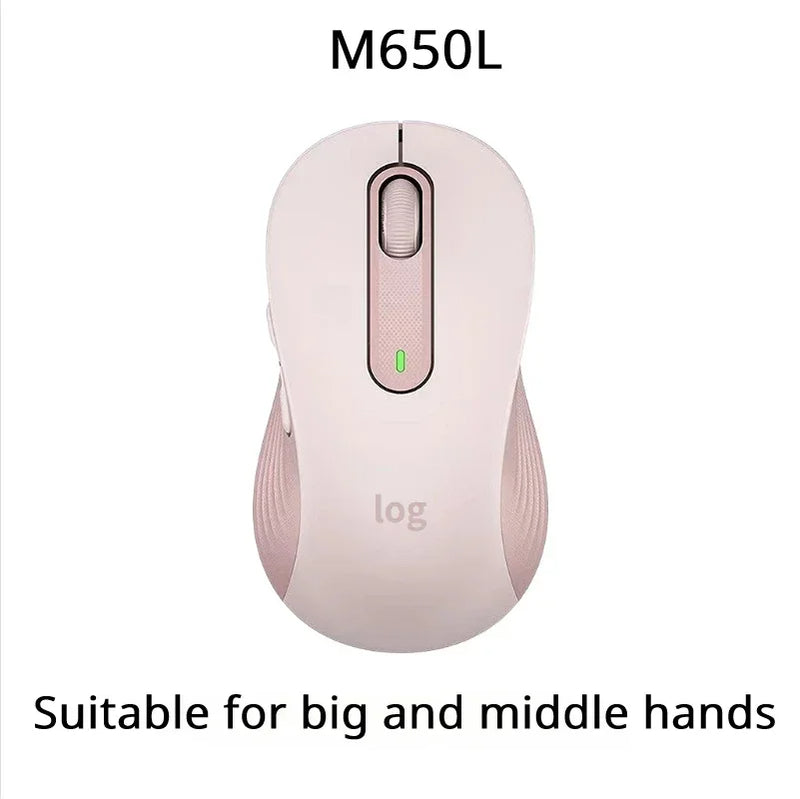 Logitech M650 M650L Wireless Bluetooth Silent Mouse with Advanced Optical Sensor and Programmable Buttons for Office and Laptop Use
