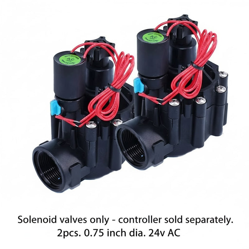 8-Station Wi-Fi Indoor Smart Sprinkler Controller with Solenoid Valve and Remote Phone Control, Compatible with Alexa