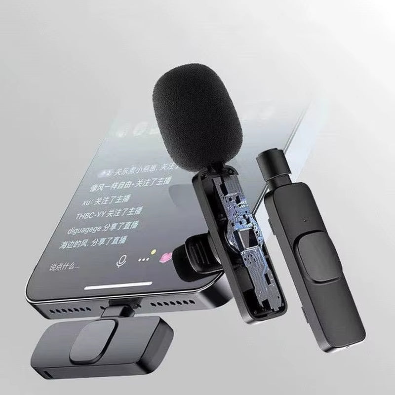 KEKAXI Portable Wireless Lapel Microphone