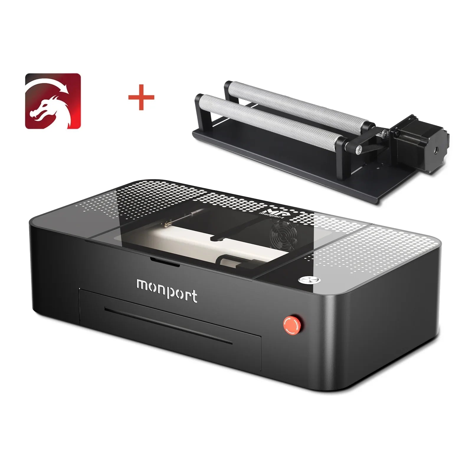 MONPORT ONYX 55W Desktop CO2 Laser Engraving Machine with Autofocus Feature