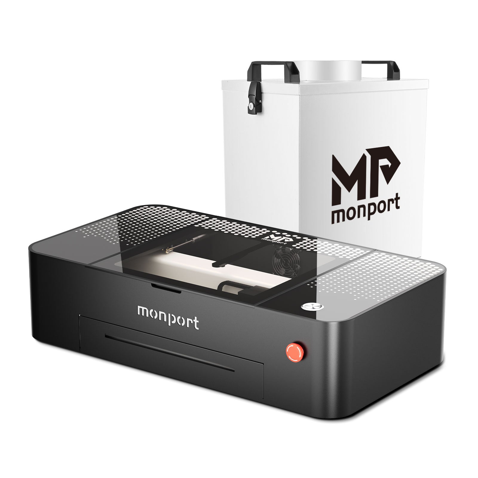 MONPORT ONYX 55W Desktop CO2 Laser Engraving Machine with Autofocus Feature