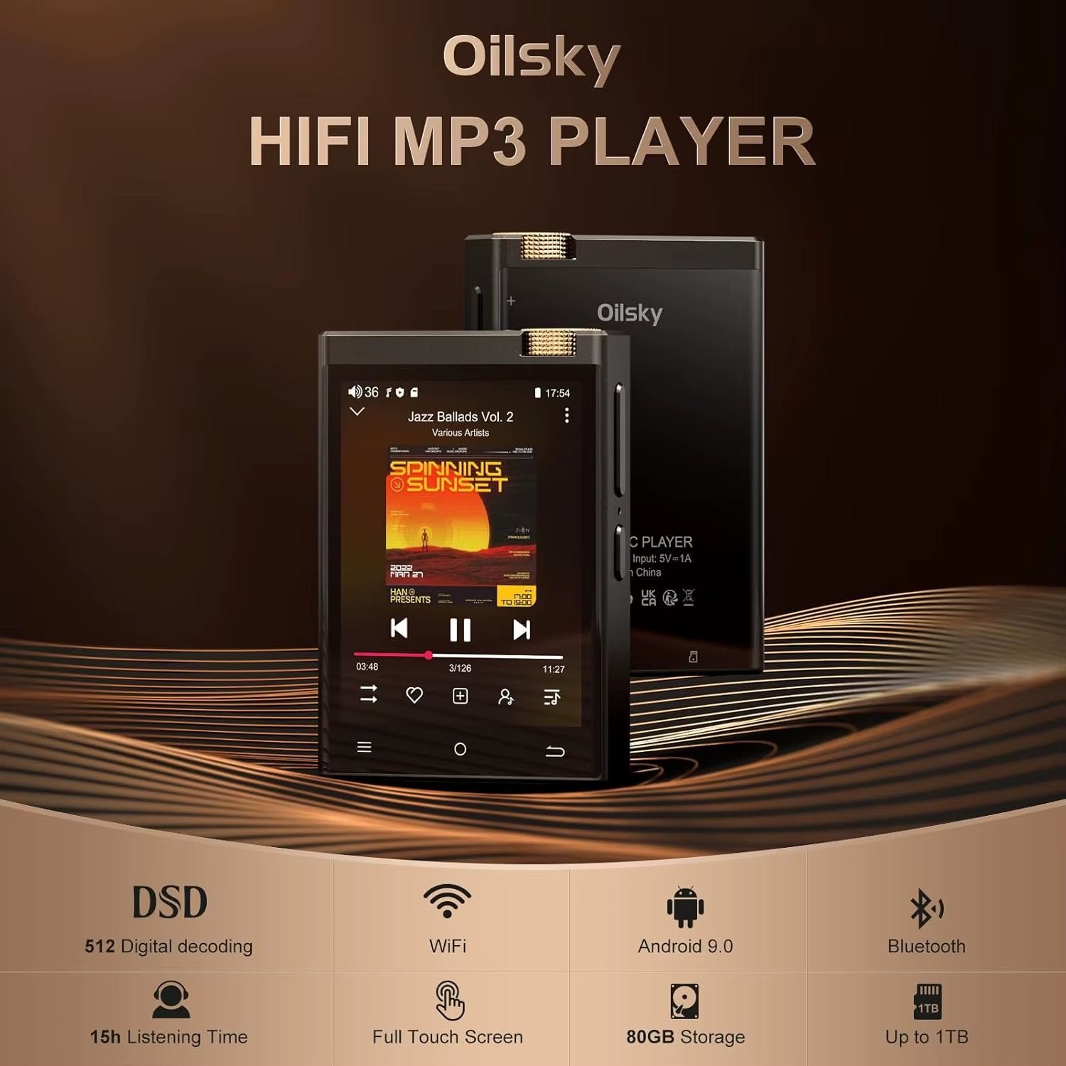 Oilsky High-Resolution Lossless DSD MP3 Player