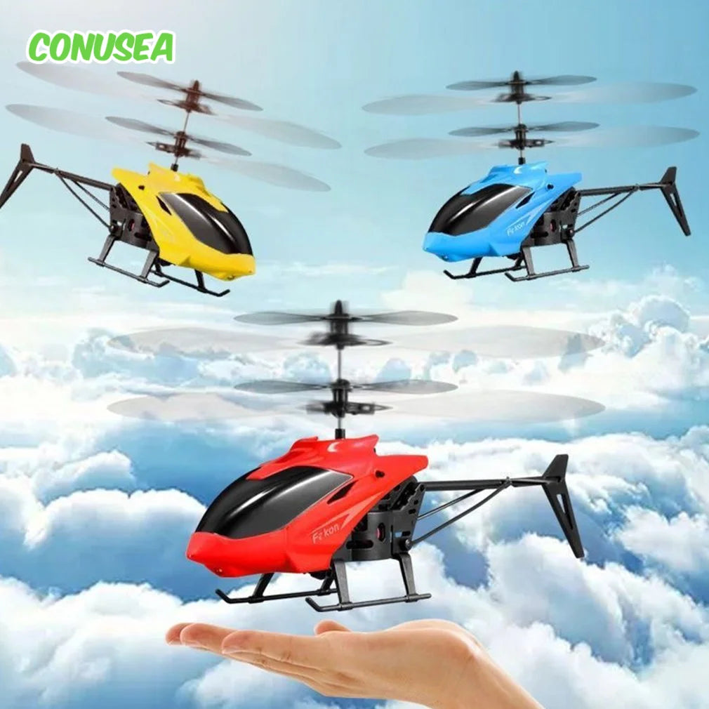 Exciting Mini Remote Control Helicopter Drone with Vibrant Flashing Lights for Kids.