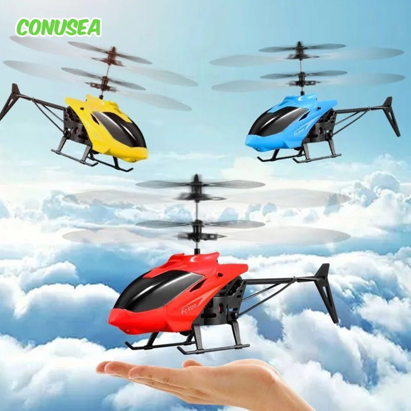 Exciting Mini Remote Control Helicopter Drone with Vibrant Flashing Lights for Kids.