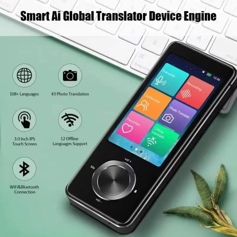 2025 New Upgrade M9 Instant Voice Translator Portable Language in Real-Time Smart Translator Supports 16 Offline Languages