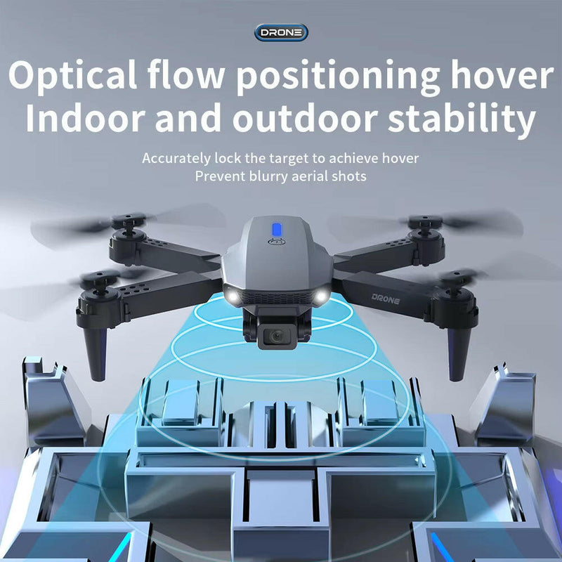 E88 Professional Wide Angle RC Drone with HD 4K Camera, Foldable Design.