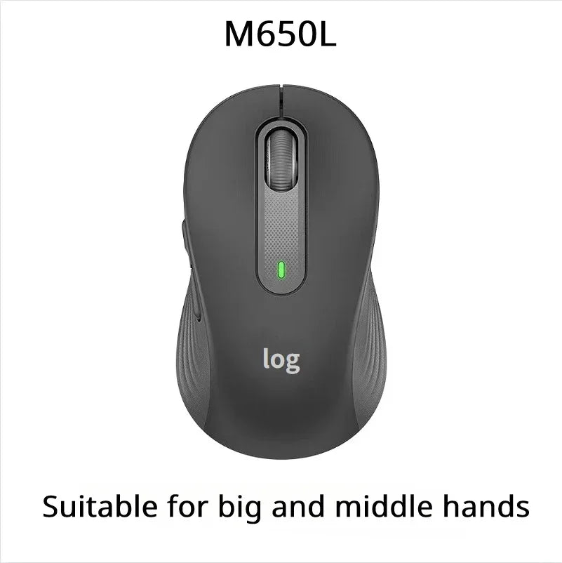 Logitech M650 M650L Wireless Bluetooth Silent Mouse with Advanced Optical Sensor and Programmable Buttons for Office and Laptop Use
