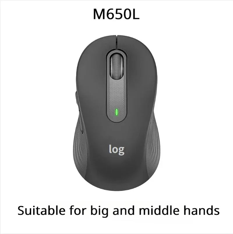 Logitech M650 M650L Wireless Bluetooth Silent Mouse with Advanced Optical Sensor and Programmable Buttons for Office and Laptop Use