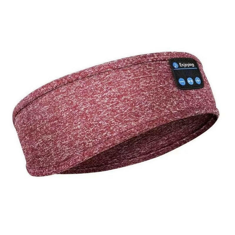 Wireless Sports Bluetooth Earphones with Sleeping Music Eye Mask and Headband for Comfortable Listening.