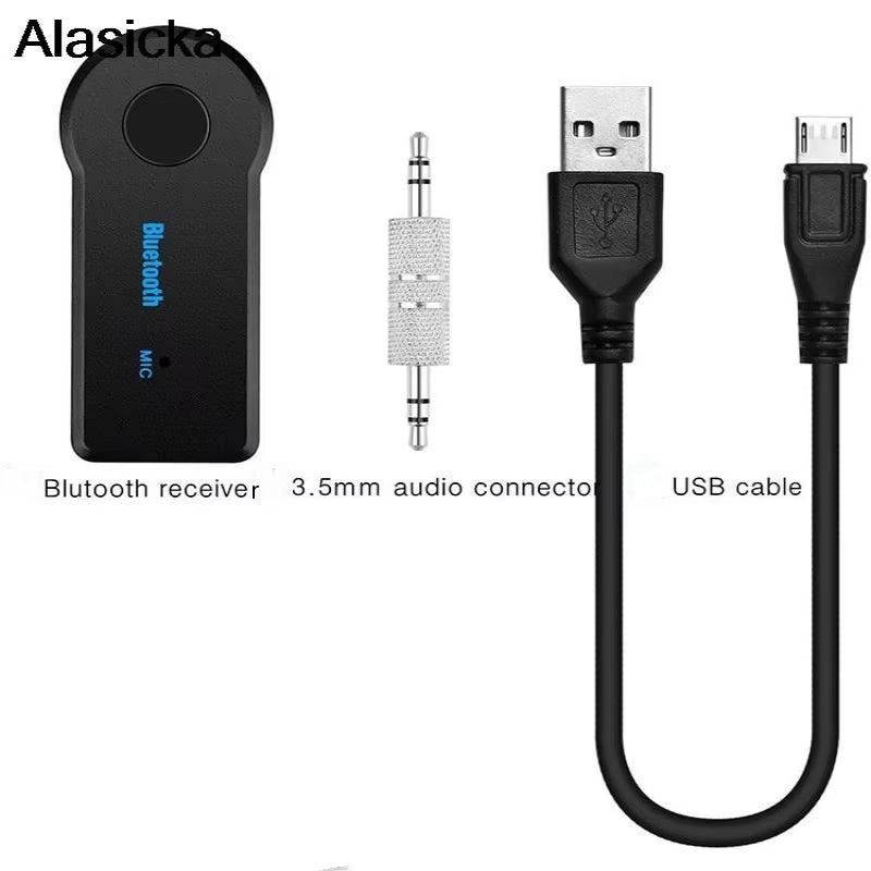 Transform Your Drive with the Wireless Bluetooth 5.0 Car Adapter - Ultimate 3.5MM AUX Receiver & Transmitter (Model BT350)