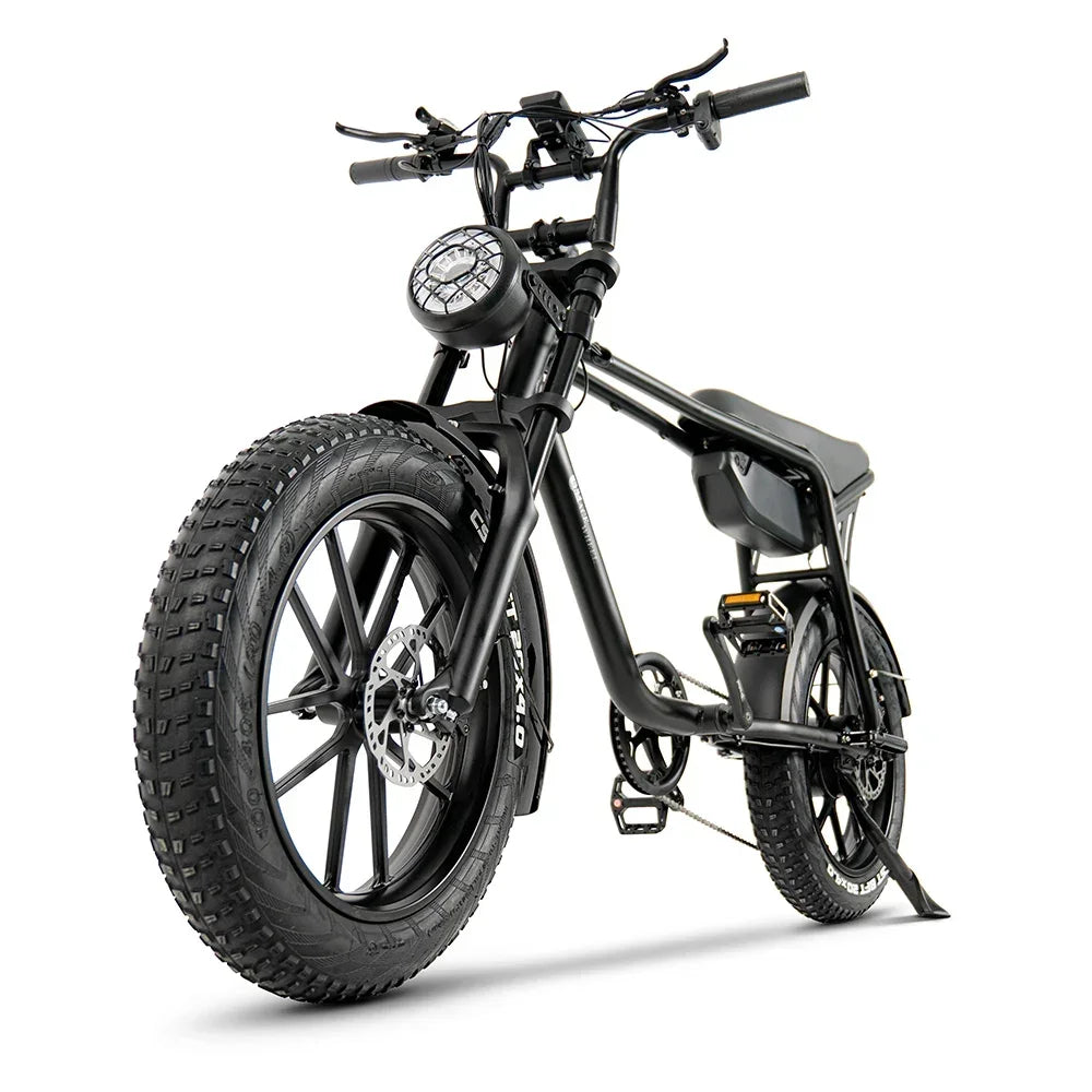 K20 Electric Bicycle Featuring a 500W Motor and 48V 16AH Lithium Battery - Urban Adult E-Bike with 20-Inch Fat Tires for Mountain Cycling