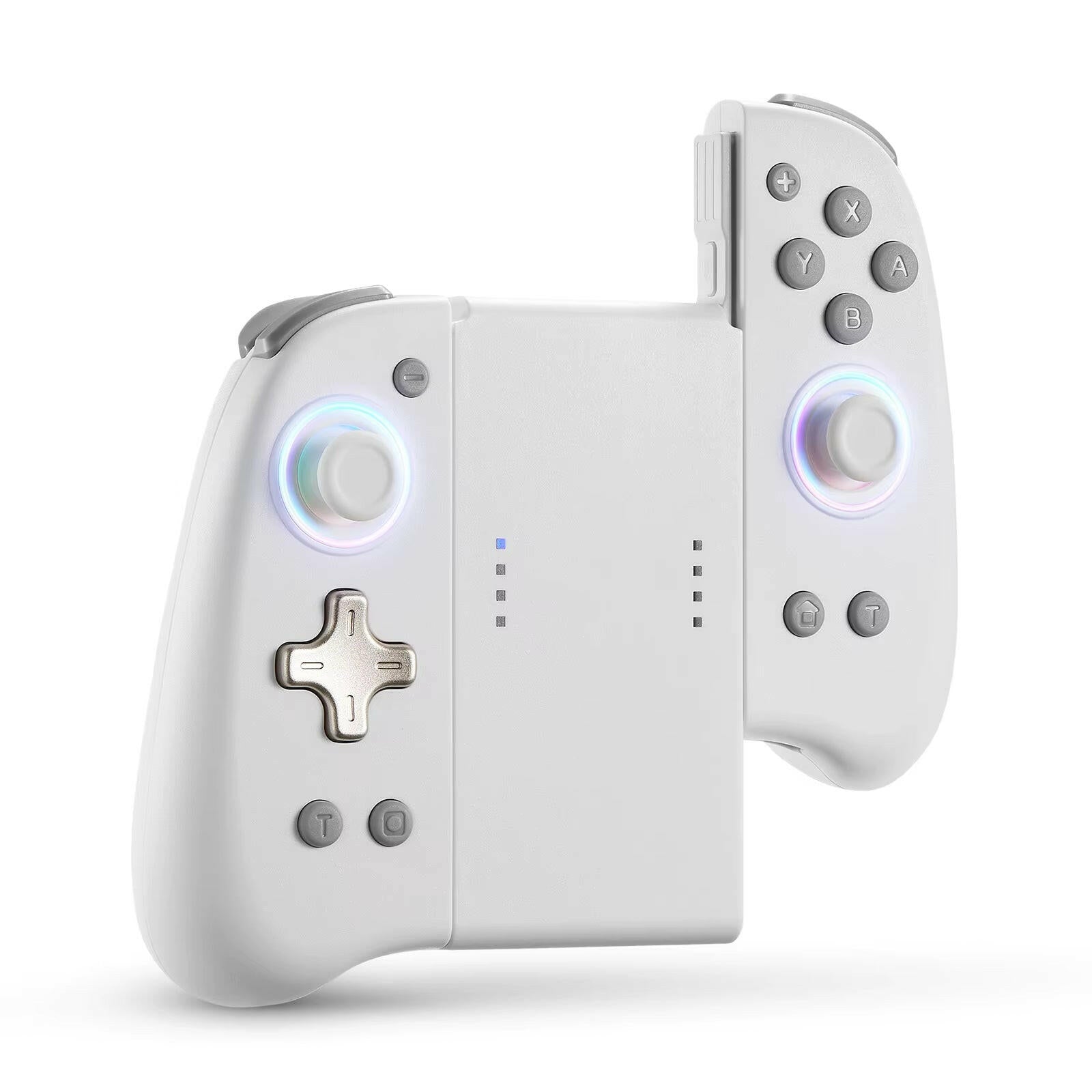 RGB Slim Edition Gamepad Controller for Nintendo Switch/OLED with Ergonomic Non-Slip Design and TURBO Dual Vibration Features.
