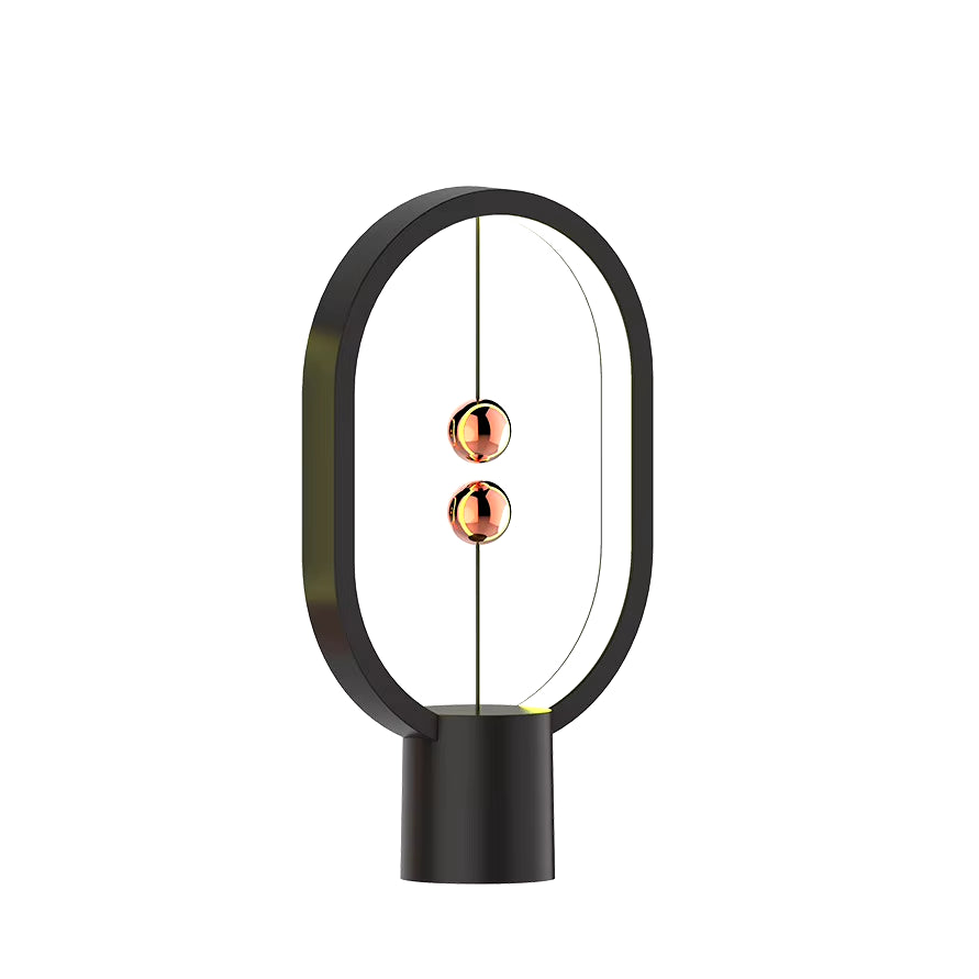 Creative LED Mini Balance Table Lamp - USB Night Light for Bedroom Decor.