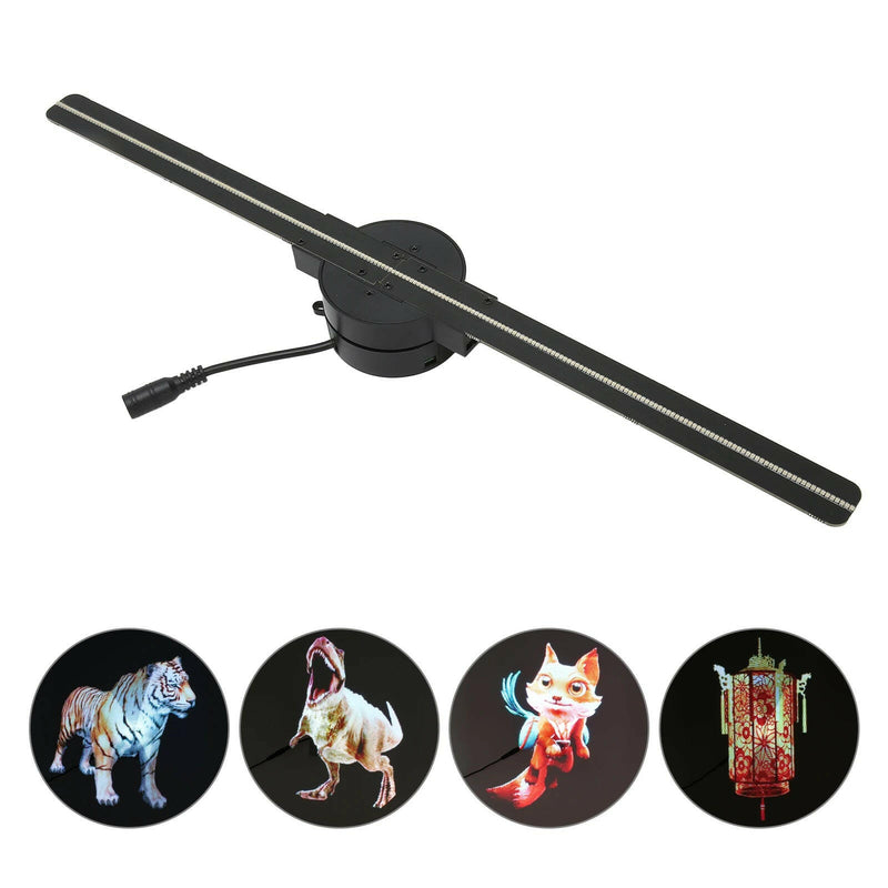 16.5-Inch 3D Hologram Fan Projector - 2000x224 Resolution with WiFi Connectivity and 224 LED Beads for Stunning Business Advertising.