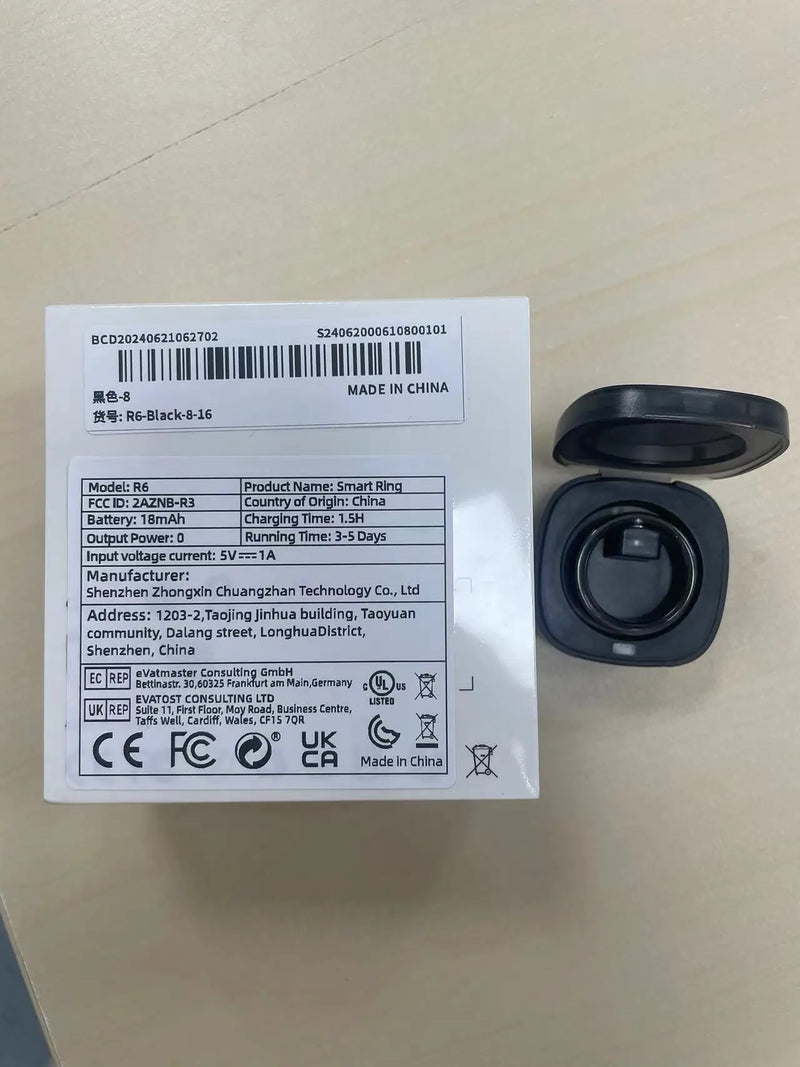 LIFEBEE R6 Smart Couple's Ring with Health Monitoring and Multi-Sport Modes.
