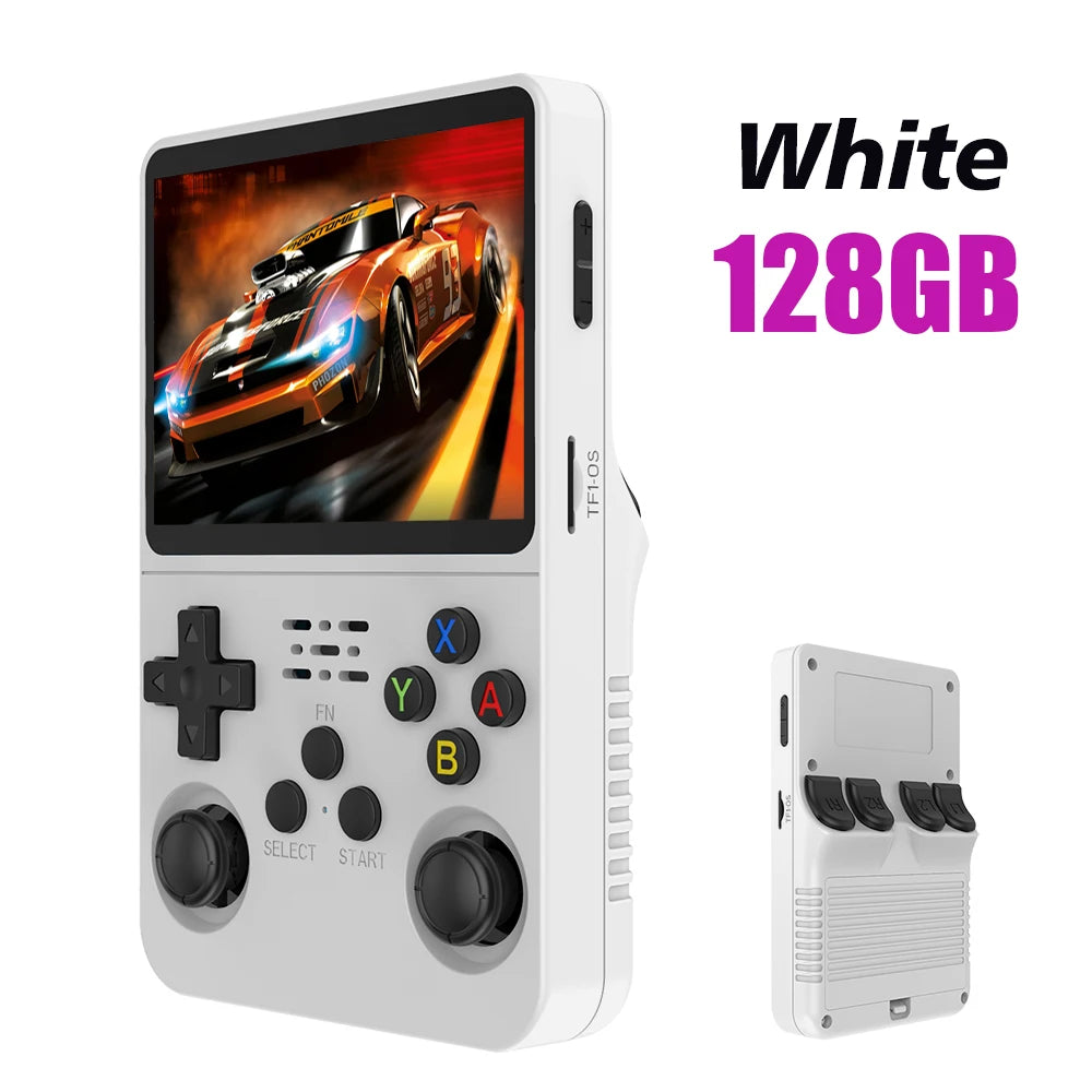 BOYHOM R36S Retro Handheld Video Game Console with Linux System, 3.5-Inch IPS Screen, and 64GB Preloaded Games
